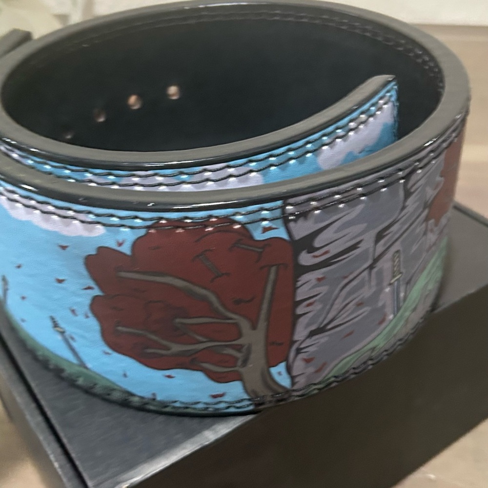 Weightlifting belt,Men's Belt with Artistic Design